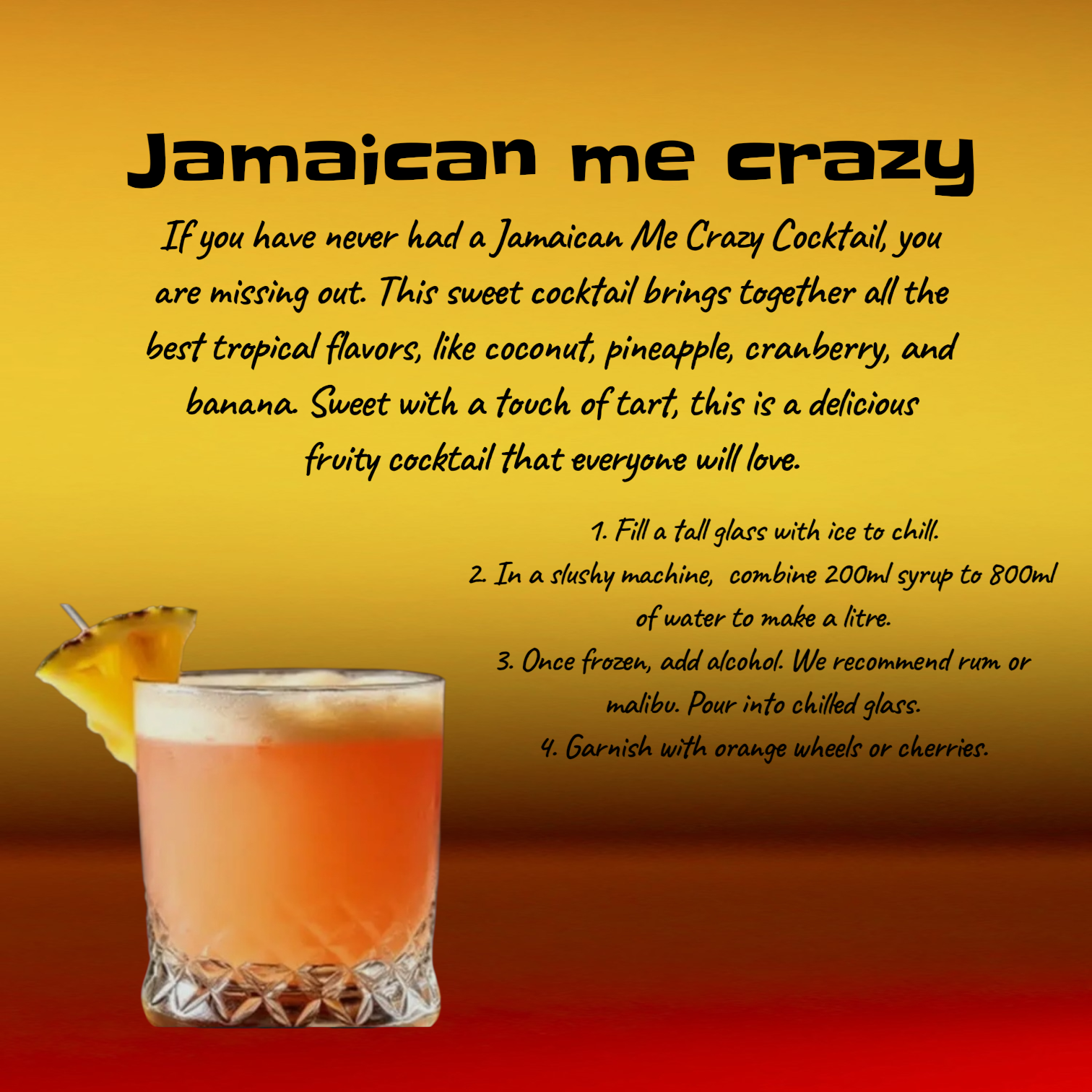 Jamaican me crazy