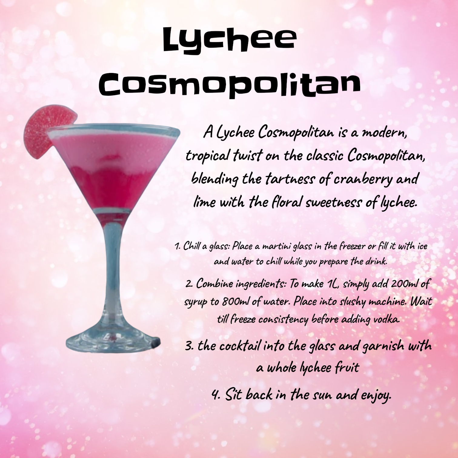 Lychee Cosmopolitan